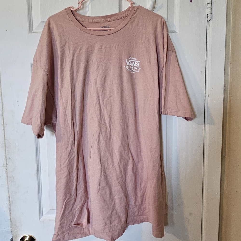Vans Light Pink Short Sleeve Tee